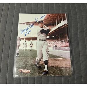 Orlando Cepeda Signed Autograph 8x10 Photo San Fran Giants MLB Authentic HOF